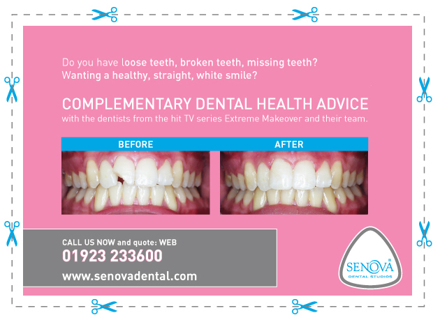 Complimentary dental health advice from our Watford dentist, Senova Dental Studios in Watford, Hertfordshire